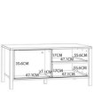 Forte Журнальний столик з ламелями 105x65 см Jytana Дуб Mauvella/Чорний, CFTT5161-M635 - Home Club, зображення 7