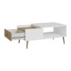Forte Столик 106 см Harllson, білий/дуб Mauvella, CFTT5170EC-M793 - Home Club, зображення 5