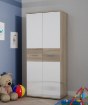 Forte Шафа 80 см Winnie Дуб Сонома/Білий, WNS92-Q45 - Home Club