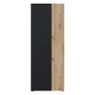 Forte Шафа 70 см Net306 Дуб Artisan/Чорний, MS264-M712 - Home Club, зображення 2