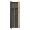 Forte Шафа 70 см Net306 Дуб Artisan/Чорний, MS264-M712 - Home Club, зображення 3