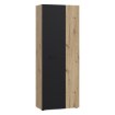 Forte Шафа 70 см Net306 Дуб Artisan/Чорний, MS264-M712 - Home Club, зображення 4
