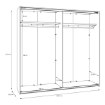 Forte Шкаф для одежды, SSQS92411-C04 - Home Club, изображение 8