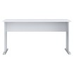 Forte Білий письмовий стіл 145x70 см, T2KT22-120 - Home Club, зображення 2