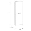 Forte Шкаф 70 см Clif Old – Винтажное дерево/бетон, CLFS711-C546 - Home Club, изображение 6