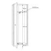 Forte Шкаф 70 см Clif Old – Винтажное дерево/бетон, CLFS711-C546 - Home Club, изображение 7