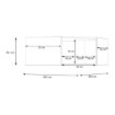 Forte Надставка 90 см Econobox 2, біла, ECBN011R-120 - Home Club, зображення 7