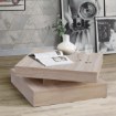 Forte Столик 80 см Coffee Tables Дуб «Сонома», CFTT4181-D30 - Home Club, зображення 2