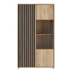 Forte Витрина 95 см Arank «Дуб Маувелла»/Черный, AXKV621L-M635 - Home Club, изображение 3