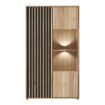 Forte Витрина 95 см Arank «Дуб Маувелла»/Черный, AXKV621L-M635 - Home Club, изображение 4