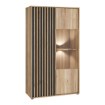 Forte Витрина 95 см Arank «Дуб Маувелла»/Черный, AXKV621L-M635 - Home Club, изображение 7