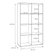 Forte Витрина 95 см Arank «Дуб Маувелла»/Черный, AXKV621L-M635 - Home Club, изображение 11