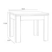 Forte Стіл 95 см Tables «Дуб Artisan», LTST40-D78 - Home Club, зображення 7