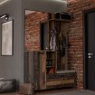 Forte Передпокій 132 см Clif Old – Wood Vintage/Бетон темно-сірий, CLFD02L-C546 - Home Club