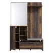 Forte Передпокій 132 см Clif Old – Wood Vintage/Бетон темно-сірий, CLFD02L-C546 - Home Club, зображення 3
