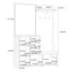 Forte Передпокій 132 см Clif Old – Wood Vintage/Бетон темно-сірий, CLFD02L-C546 - Home Club, зображення 7