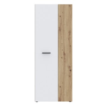 Forte Шкаф для обуви 70 см Net306, дуб Artisan/белый, MS263-C830 - Home Club