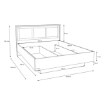 Forte Каркас ліжка з підйомним матрацом, GLKL1162-Q249 - Home Club, зображення 8
