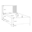 Forte Каркас кровати, JTNL1091-M682 - Home Club, изображение 7
