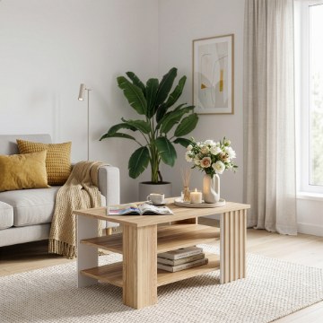 Forte Столик 100 см Arank «Песочный»/«Дуб Маувелла», CFTT5242-M802 - Home Club