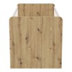 Forte Детская кроватка 70x140 см Winnie, дуб Artisan/белый, BBSL071-C830 - Home Club, изображение 2