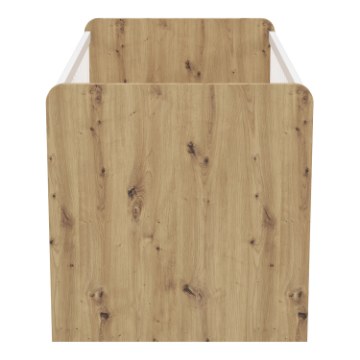Forte Детская кроватка 70x140 см Winnie, дуб Artisan/белый, BBSL071-C830 - Home Club
