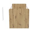 Forte Детская кроватка 70x140 см Winnie, дуб Artisan/белый, BBSL071-C830 - Home Club, изображение 3