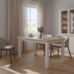 Forte Стол 150 см Pontypool, белый/дуб «Рива», TBLT7127-Q245 - Home Club
