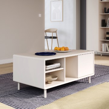 Forte Столик 110 см Playly «Песочный», CFTT5214EC-U60 - Home Club