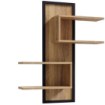 Forte Декоративна полиця 100 см Jytana Дуб Mauvella/Чорний, JTNB01-M635 - Home Club, зображення 2