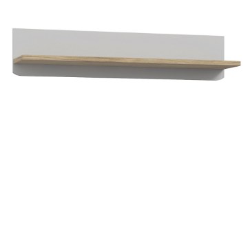 Forte Настенная полка 110 см Surfinio, серый/дуб Катания, SFNB01-M378 - Home Club