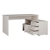 Forte Письмовий стіл 120 см Archbox, пісочний, T2KB231L-U60 - Home Club, зображення 5