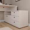 Forte Письмовий стіл 120 см Archbox, пісочний, T2KB231L-U60 - Home Club, зображення 8