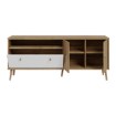 Forte Шафа 160 см Harllson, білий/дуб Mauvella, HLTT231REC-M807 - Home Club, зображення 3