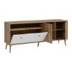 Forte Шафа 160 см Harllson, білий/дуб Mauvella, HLTT231REC-M807 - Home Club, зображення 5