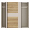 Forte Шафа 220 см Bellevue Пісочний/Дуб Mauvella, BLQS92711-M802 - Home Club, зображення 4
