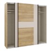 Forte Шафа 220 см Bellevue Пісочний/Дуб Mauvella, BLQS92711-M802 - Home Club, зображення 6