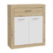 Forte Шафка 85 см Baccio, білий/дуб Artisan, BCCK222-C830 - Home Club, зображення 4
