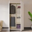 Forte Шкаф 120 см, белый, HMNS922-120 - Home Club, изображение 3