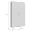 Forte Шкаф 120 см, белый, HMNS922-120 - Home Club, изображение 11