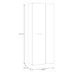 Forte Шкаф для обуви 70 см Net306, черный, MS263-Z13 - Home Club, изображение 6