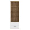Forte Стелаж 60 см із шухлядами Winnie, дуб Artisan/білий, WNR82-C804 - Home Club, зображення 2
