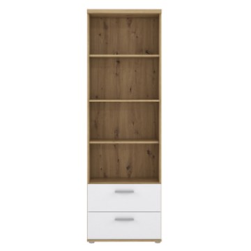 Forte Стелаж 60 см із шухлядами Winnie, дуб Artisan/білий, WNR82-C804 - Home Club