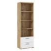 Forte Стелаж 60 см із шухлядами Winnie, дуб Artisan/білий, WNR82-C804 - Home Club, зображення 3