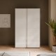Forte Шафа 120 см Sophistispace Білий / Білий глянцевий, SSQS62411-C04 - Home Club