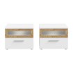 Forte Шафки 52 см Mayacus Білий/Дуб Mauvella, JCKK011ST-M953 - Home Club, зображення 3