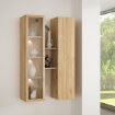 Forte Настенный шкафчик 85 см Breathtaker, дуб Mauvella/песочный, BTHVH331-M845 - Home Club, изображение 2