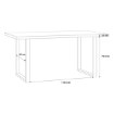 Forte Стіл 160 см Tables, TBLT442-H51-904 - Home Club, зображення 4