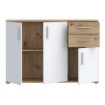 Forte Комода 120 см Net 106 Білий/Дуб Artisan, IKLK232-C830 - Home Club, зображення 3