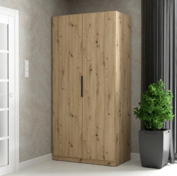 Forte Шкаф 100 см Cadixo, дуб Artisan, CDXS82-D78 - Home Club